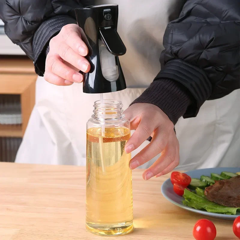 Camping Cooking Oil Container - 1pc 200ml/300ml Oil Spray Bottle Kitchen