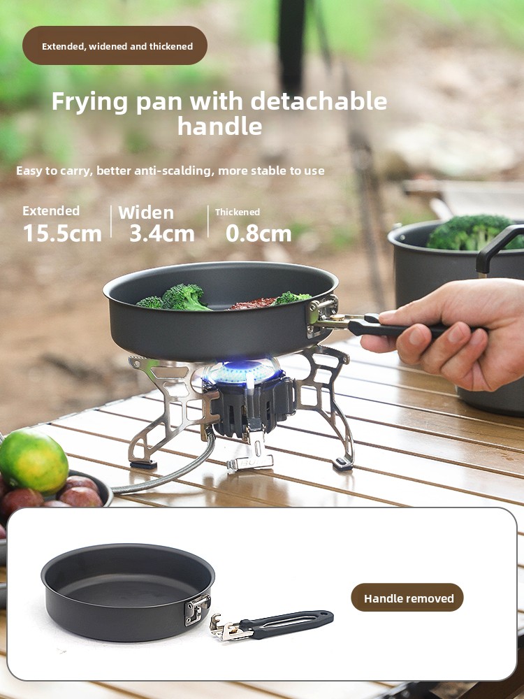 Camping Cooking Pots And Pans Set - 2026Bulin C15 Outdoor Small Frying Pan