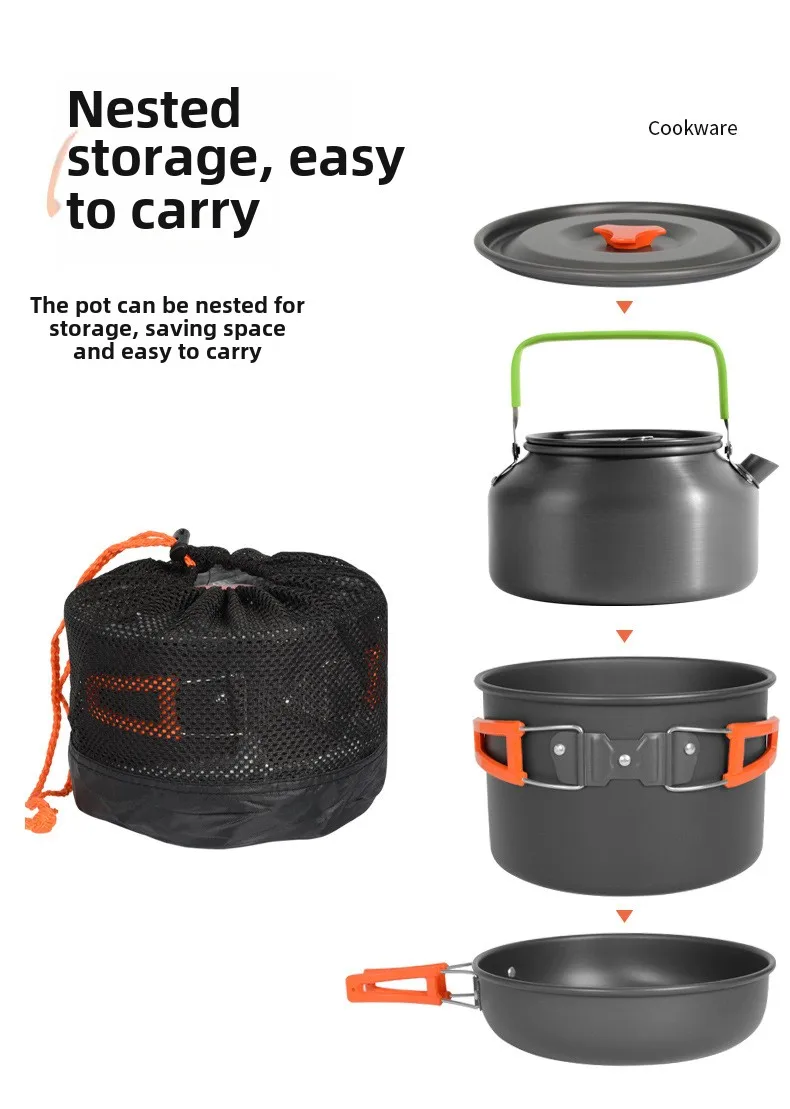 Camping Cooking Set Ds 308 - DS-308 Outdoor large capacity cooking kit
