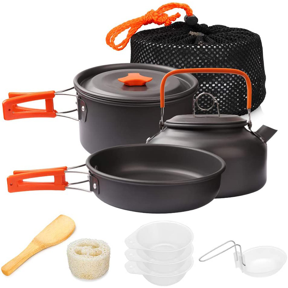 Camping Cooking Oil - 1pcs/1set Camping Cookware Kit Outdoor Cooking