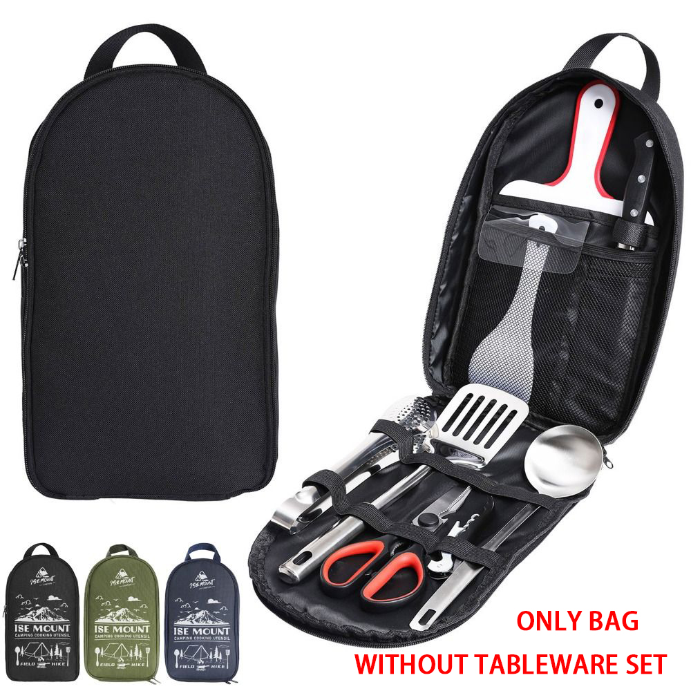 Camping Outdoor Cooking Equipment - 2024 Picnic Utensil Set Storage Bag