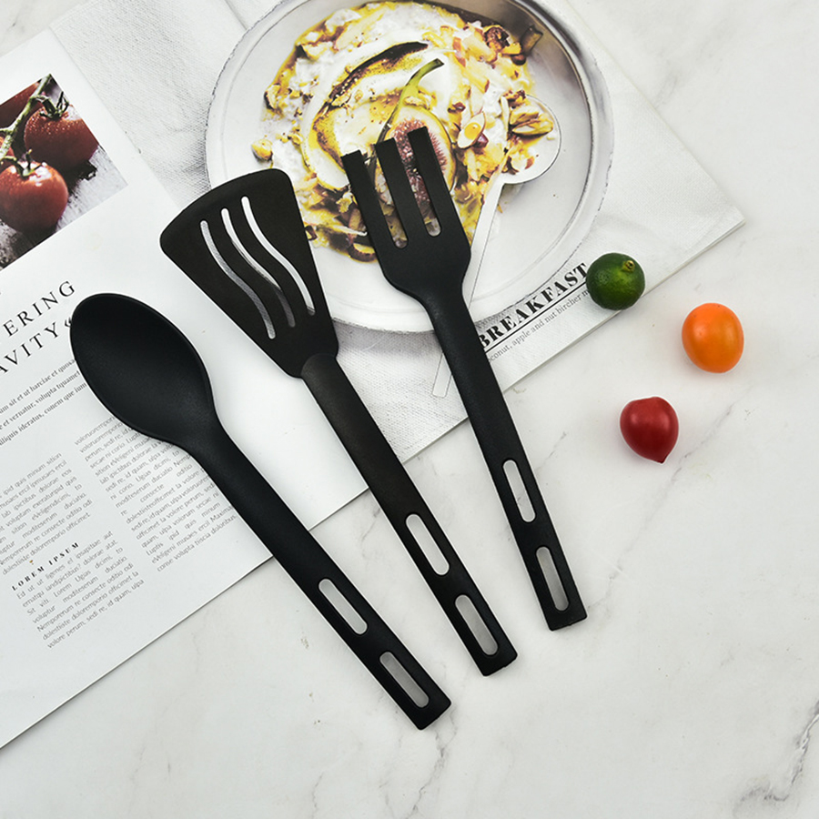 Camping Cooking Gear Set - 3PCS Nylon kitchenware Spatula spoon Surface