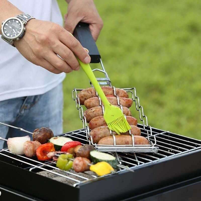 Camping Outdoor Cooking Equipment - Portable Camping BBQ Grill Compact Lightweight