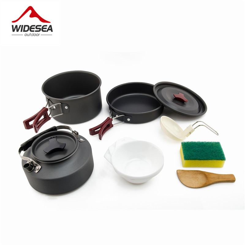 Camping Cooking Set Jetboil - Widesea Camping Cookware Set Outdoor Pot
