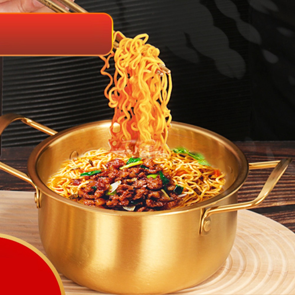 Camping Cooking Without Gas - Stainless Steel Korean Ramen Pot Easy