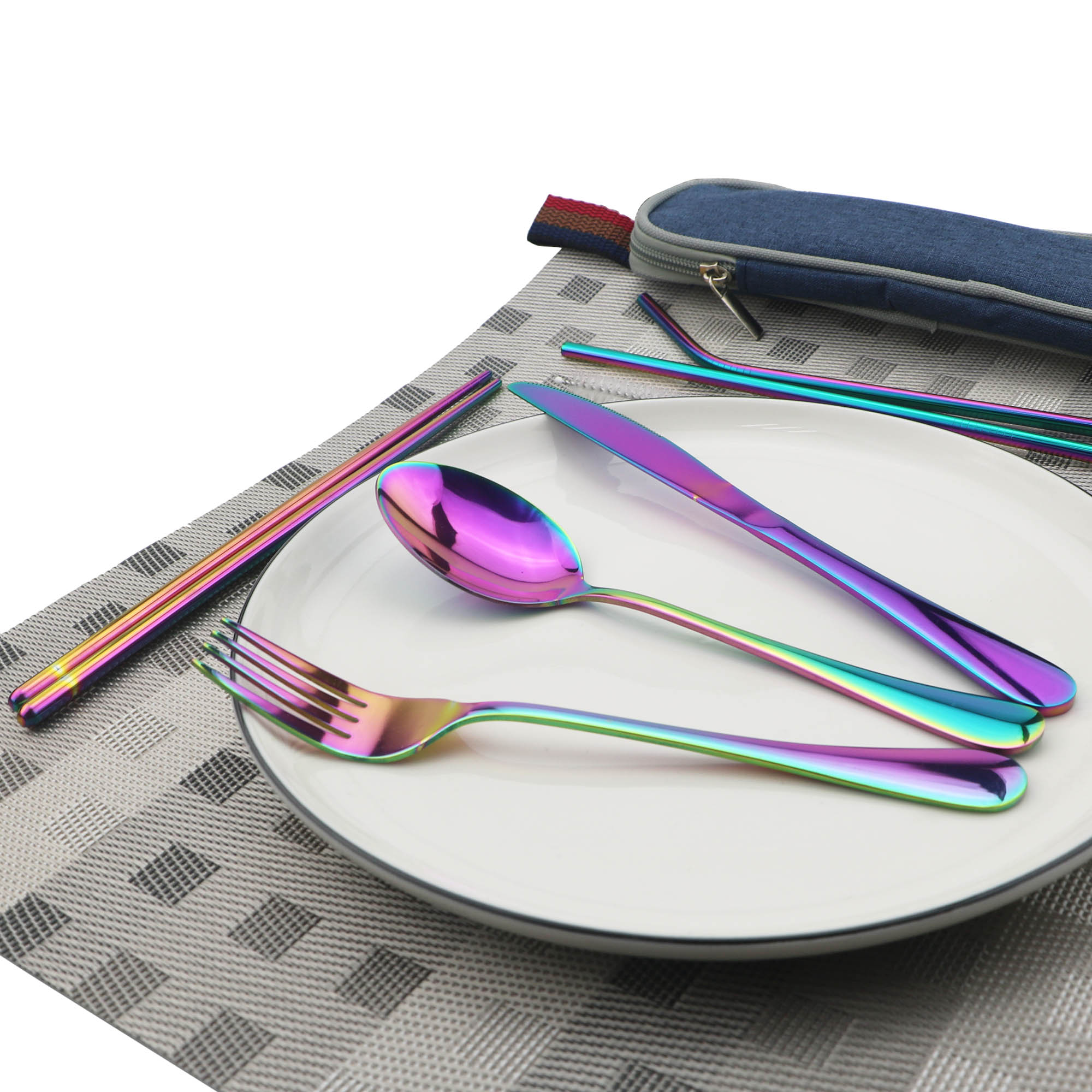 JANKNG Tableware Stainless Ste - Camping Cooking Cutlery Set review and price
