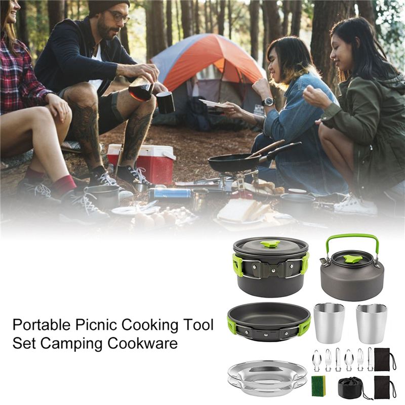 【BUYERS】Camping Cookware Porta - Camping Cooking Pots And Pans Set review and price