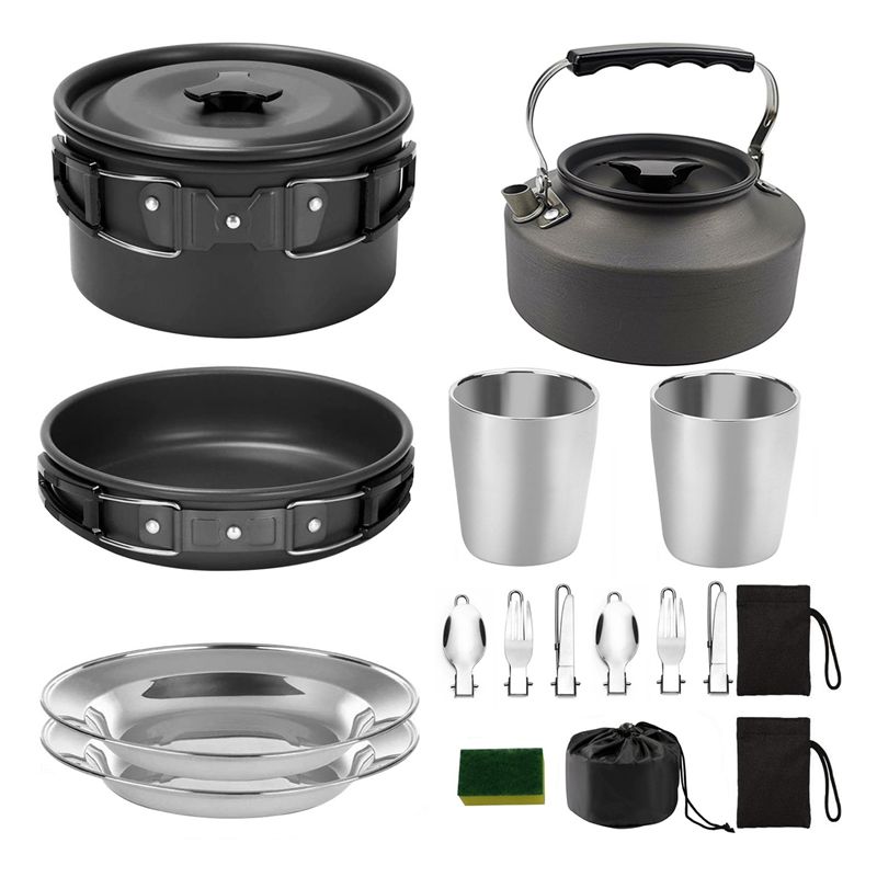 【BUYERS】Camping Cookware Porta - Camping Cooking Pots And Pans Set review and price