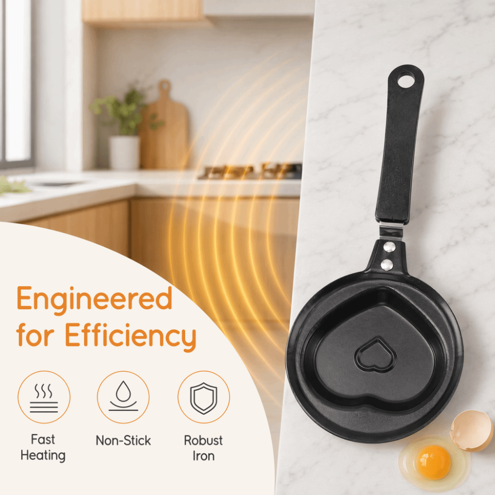 Cast Iron Mini Egg Frying Pan  - Camping Cooking Without Gas review and price
