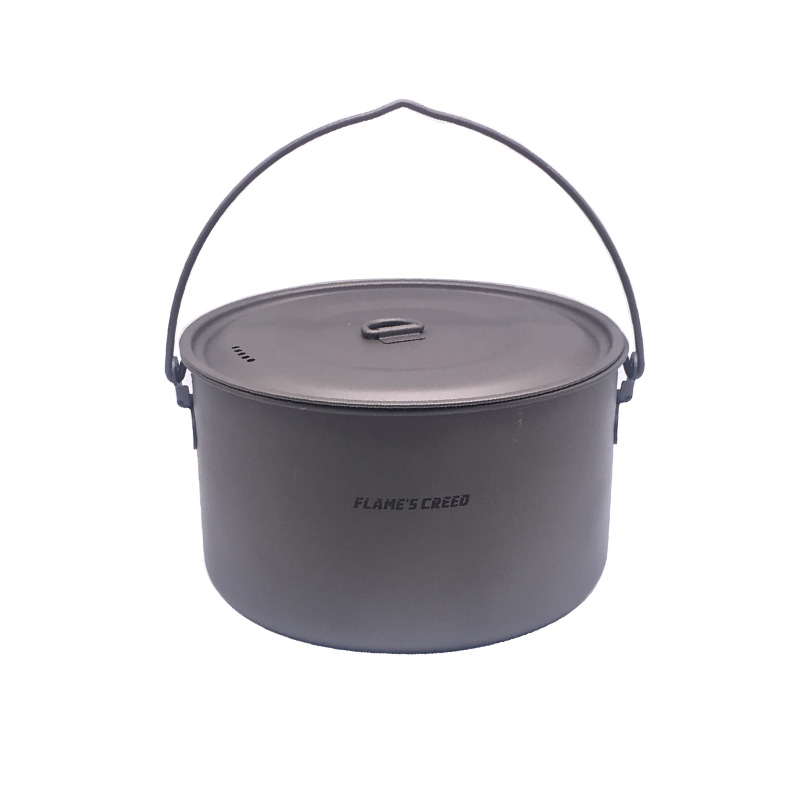 FLAME'S CREED 1100ml 1950ml Ul - Camping Cooking Pots And Pans Set review and price