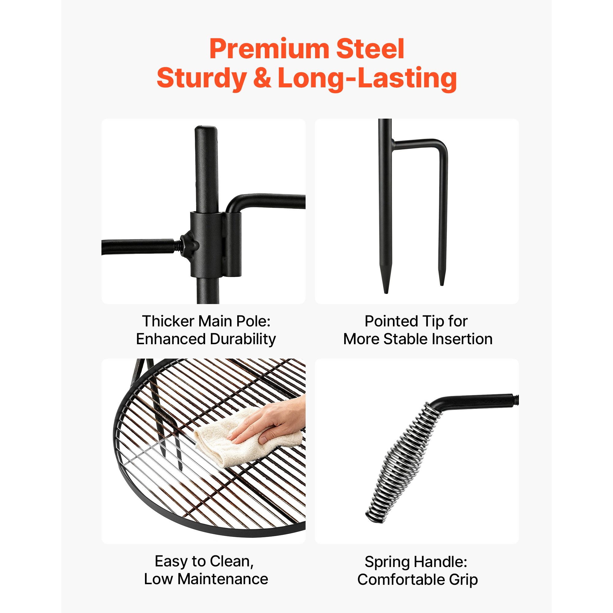 Heavy Duty Swivel Campfire Gri - Camping Cooking Over Fire review and price