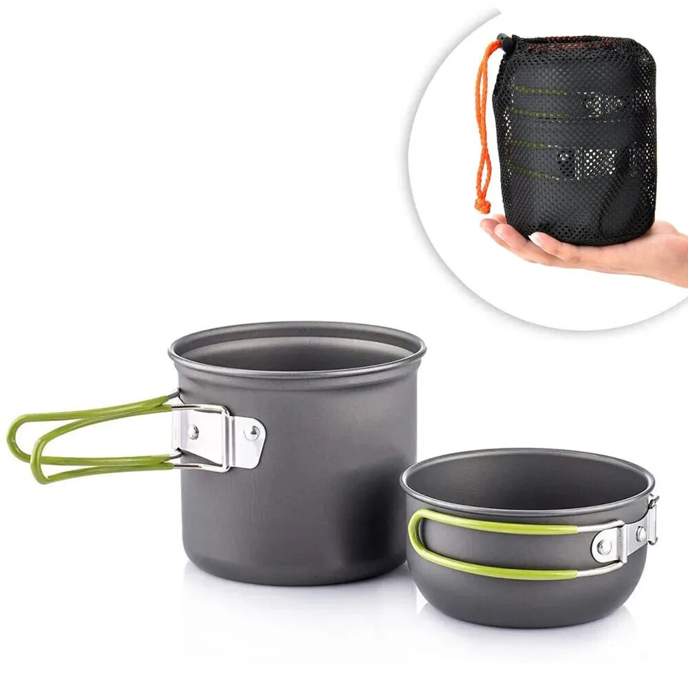 Camping Cookware Mess Kit Ultr - Camping Cooking Gear Set review and price