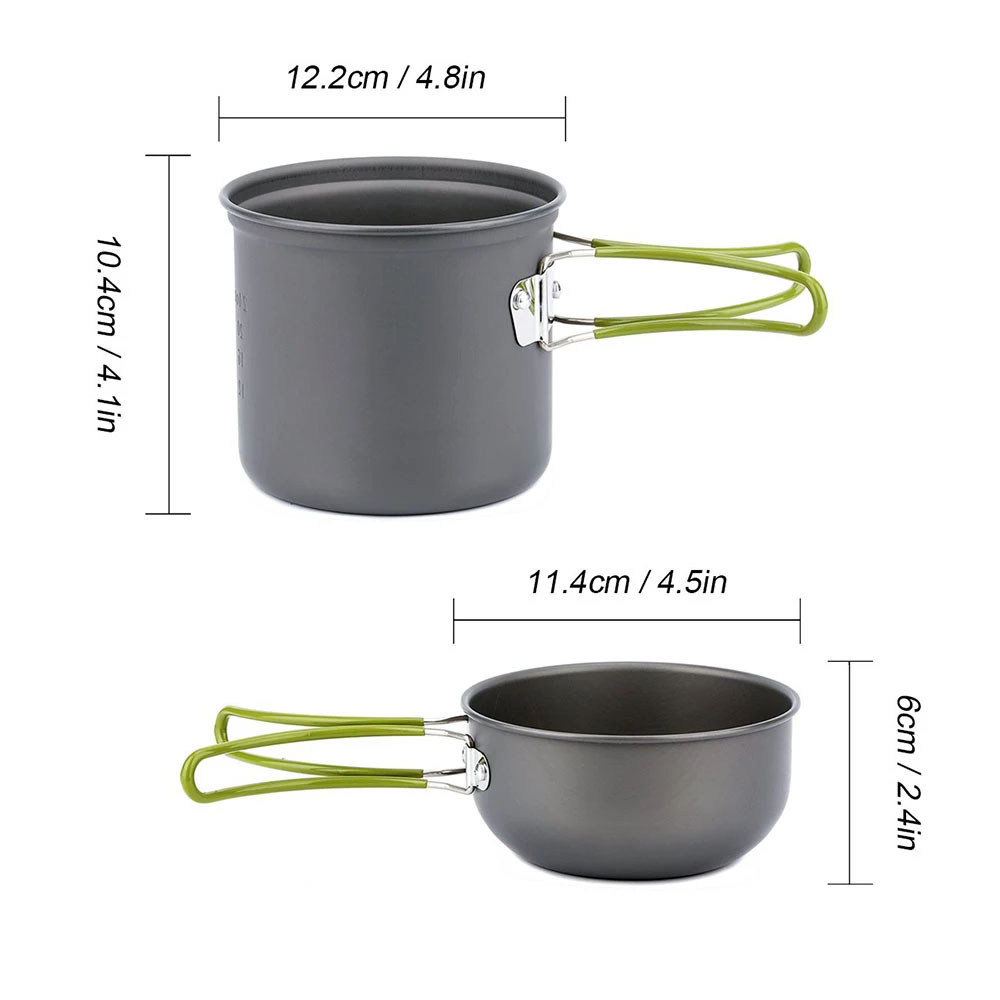 Camping Cookware Mess Kit Ultr - Camping Cooking Gear Set review and price