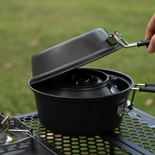 Lightweight Aluminum Alloy Cam - Camping Cooking Pots And Pans Set review and price