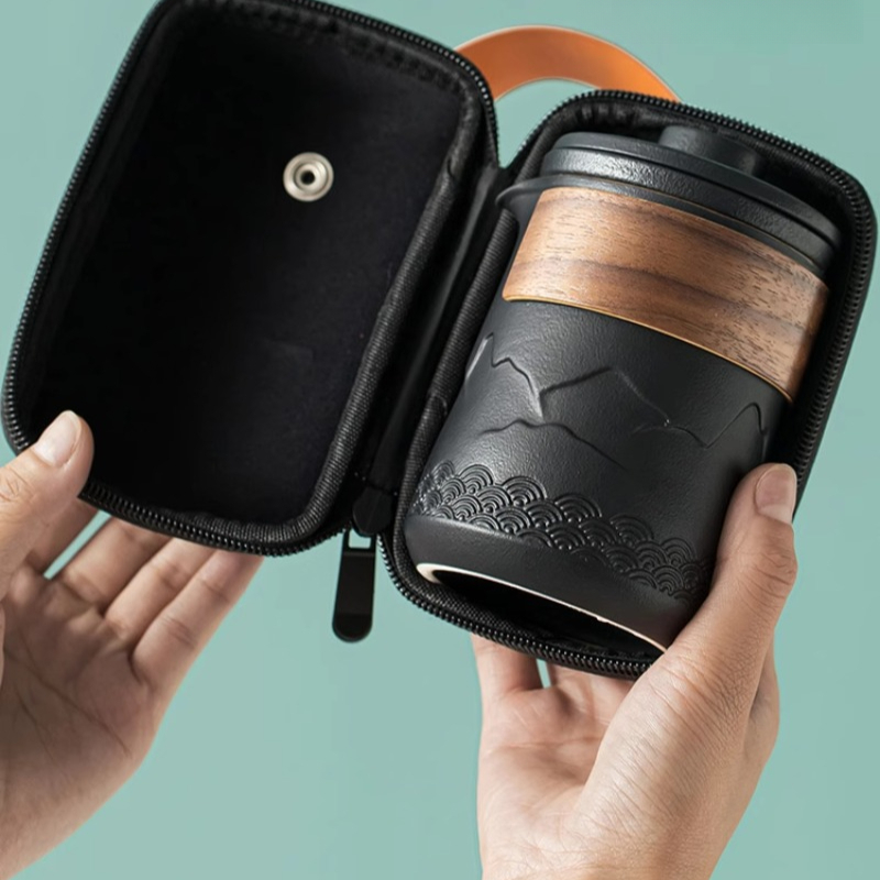 Portable Travel Tea Set One Po - Camping Cooking Pan Set review and price