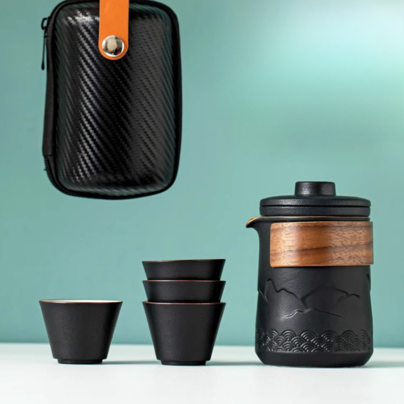 Portable Travel Tea Set One Po - Camping Cooking Pan Set review and price