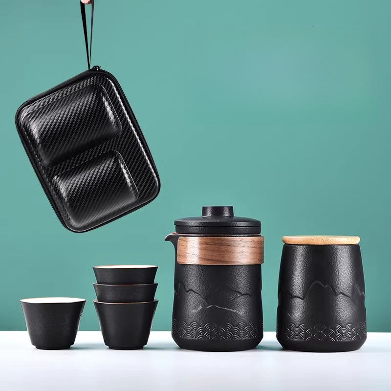 Portable Travel Tea Set One Po - Camping Cooking Pan Set review and price