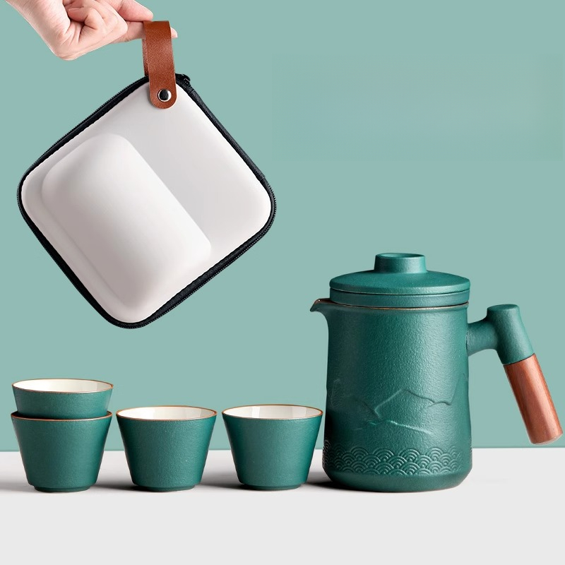 Portable Travel Tea Set One Po - Camping Cooking Pan Set review and price