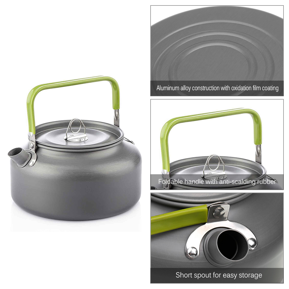 Portable Outdoor Water Kettle  - Camping Cooking Tin review and price