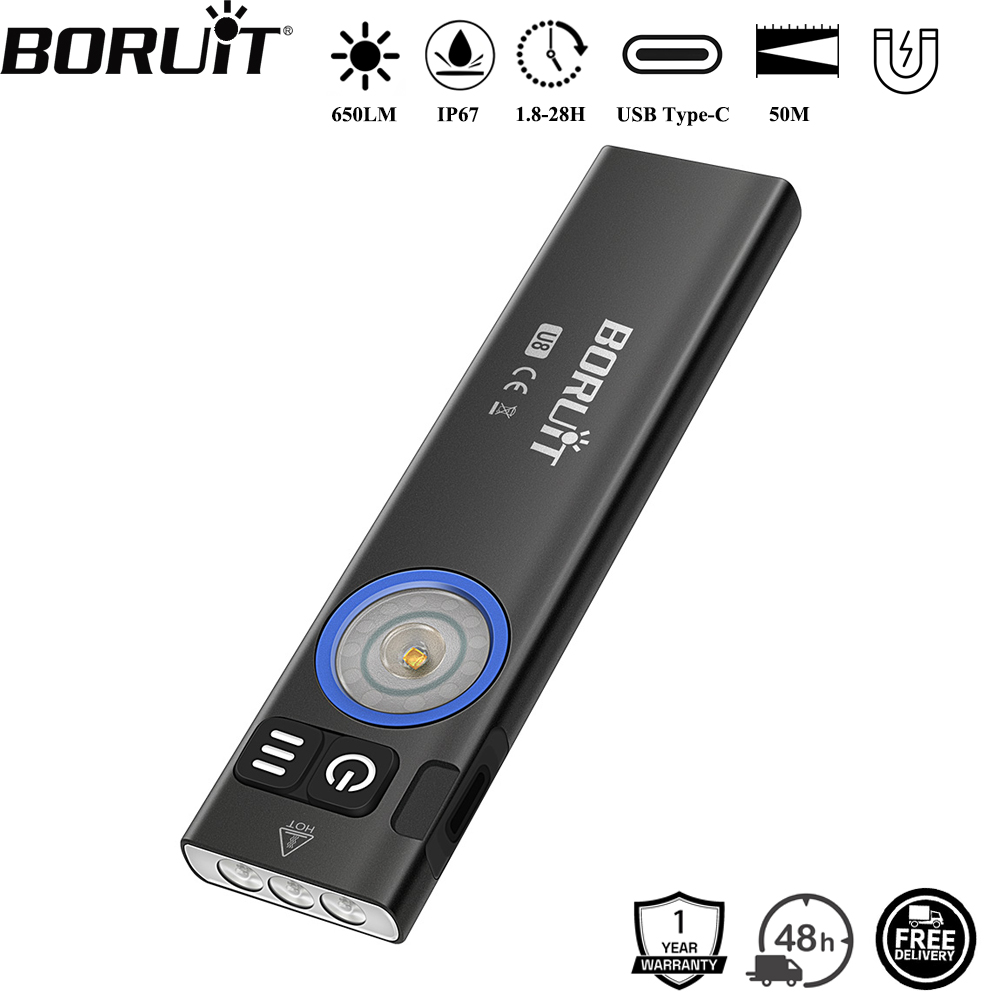BORUiT U8 650LM EDC LED Flashl - Camping Cooking Fish review and price