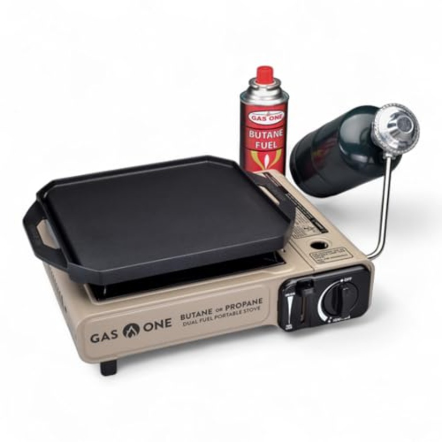 GasOne GS-3400P-KIT Propane or - Camping Cooking Flat Top review and price