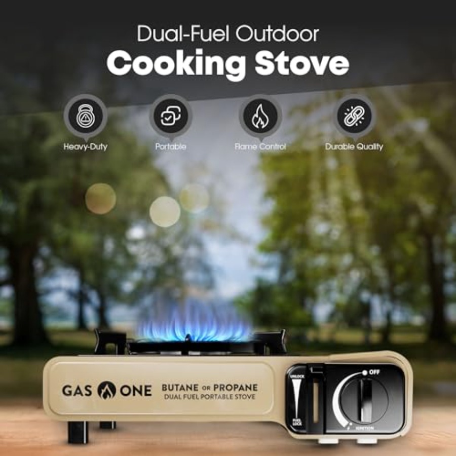 GasOne GS-3400P-KIT Propane or - Camping Cooking Flat Top review and price