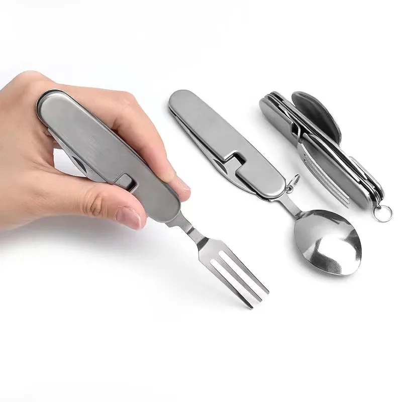 Camping Tableware Set Stainles - Camping Cooking Cutlery Set review and price