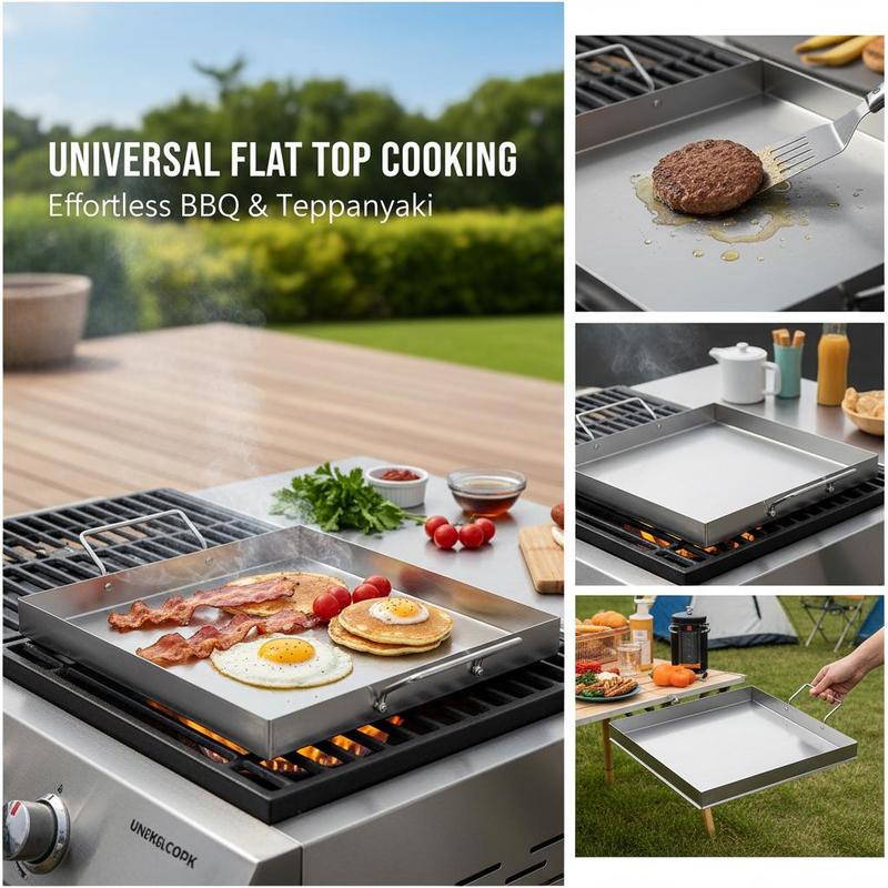 Universal Flat Top Griddle 18x - Camping Cooking Hob review and price