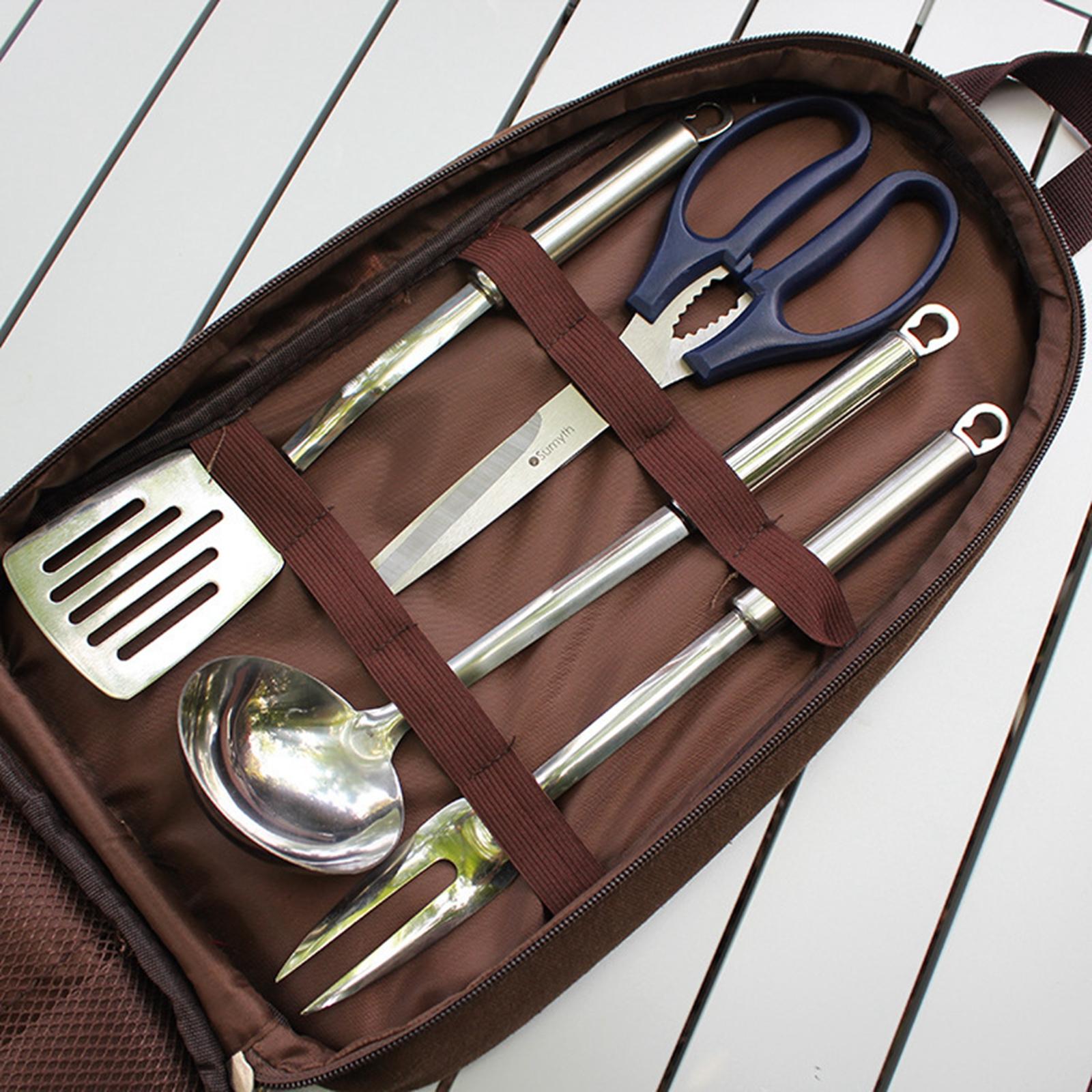 7pcs Camping Kitchen Utensil S - Camping Cooking Gear Set review and price