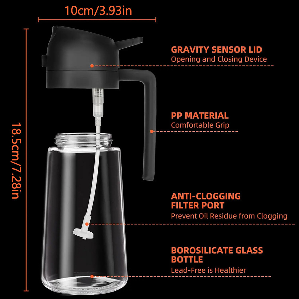 470ml Oil Spray Bottle Kitchen - Camping Cooking Oil Container review and price