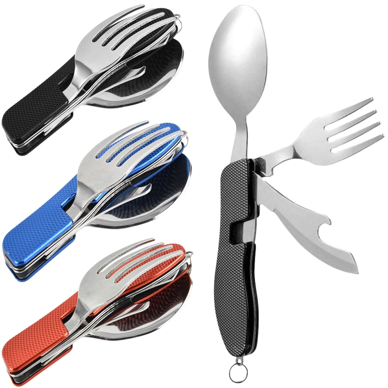4 in1 Foldable Camping Utensil - Camping Cooking Cutlery Set review and price