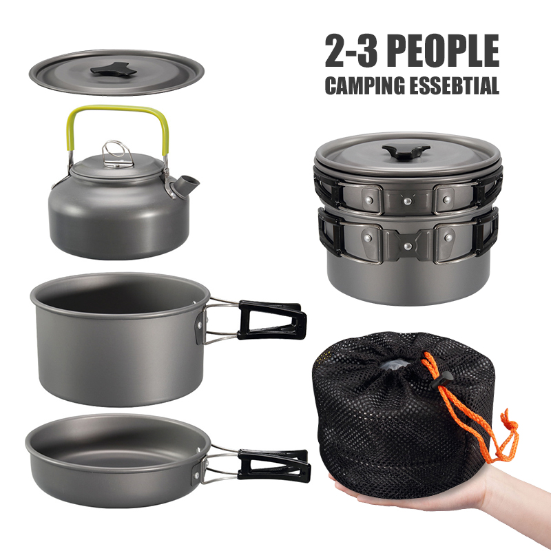 WESTTUNE Camping Cookware Kit  - Camping Cooking Pots And Pans Set review and price