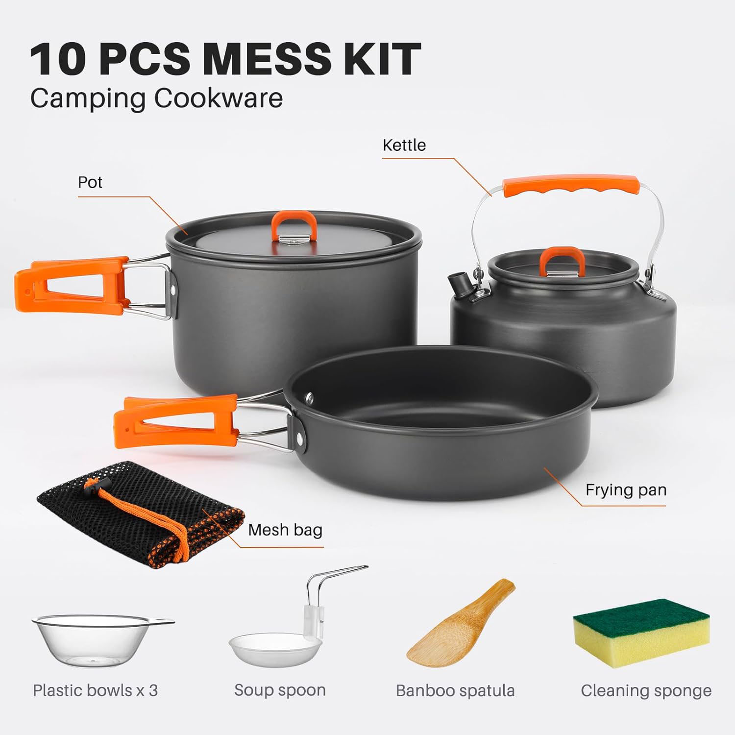 Camping Cookware Camping Pot a - Camping Cooking Pots And Pans Set review and price
