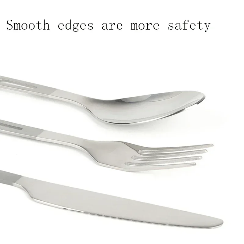HWZBBEN Titanium Fork Spoon Kn - Camping Cooking Cutlery Set review and price