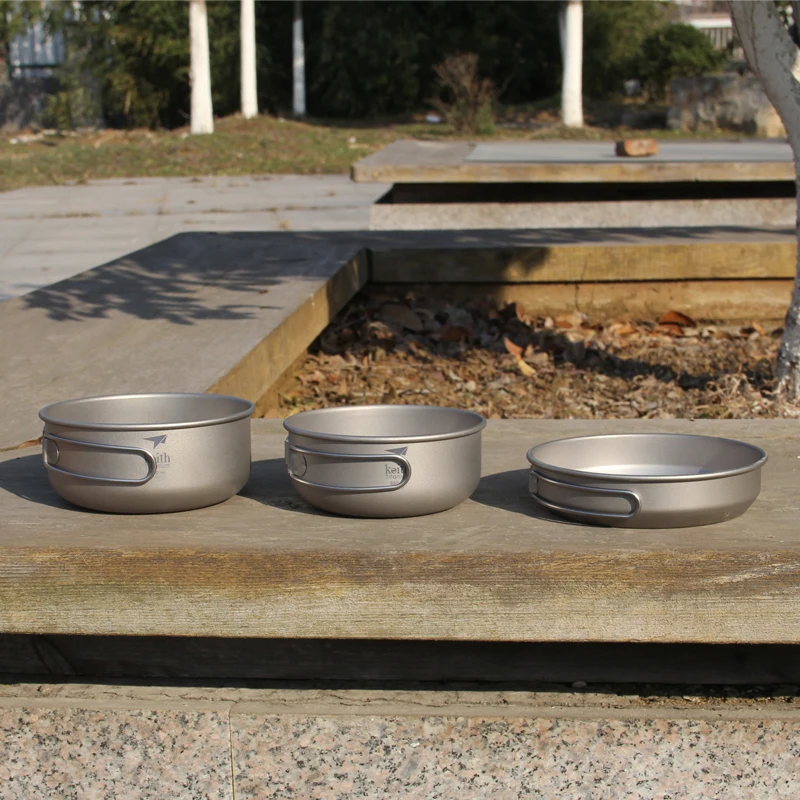 Keith 3PCS Titanium Cookware P - Camping Cooking Pan Set review and price