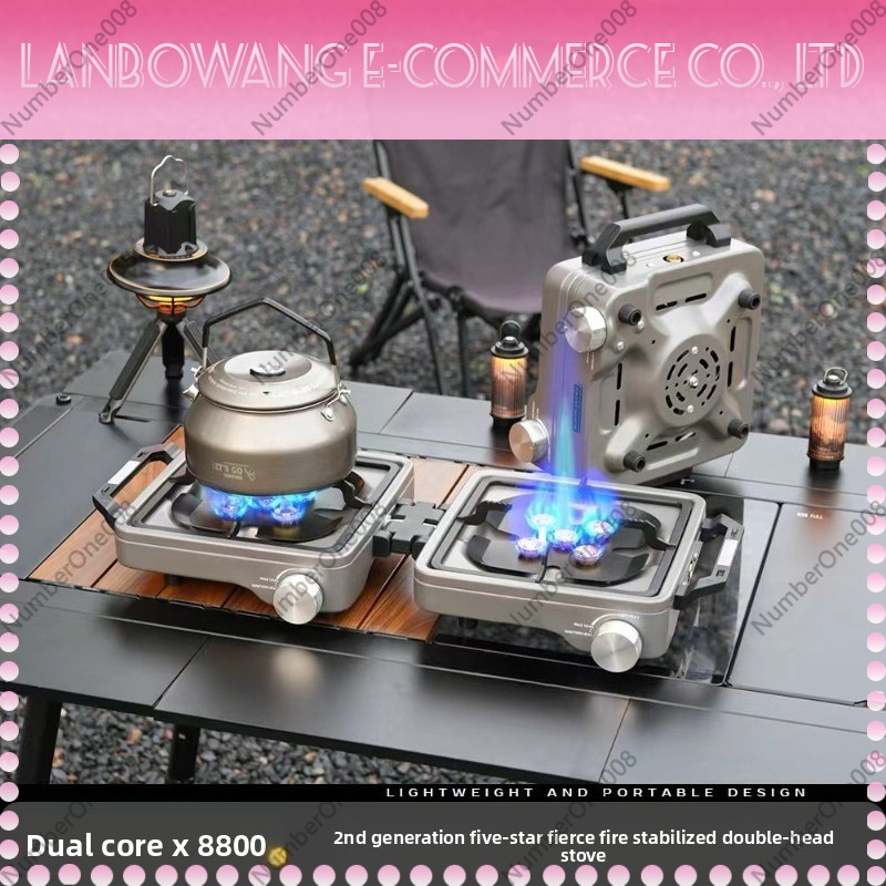 Outdoor Dual Burner High Power - Camping Cooking Hob review and price