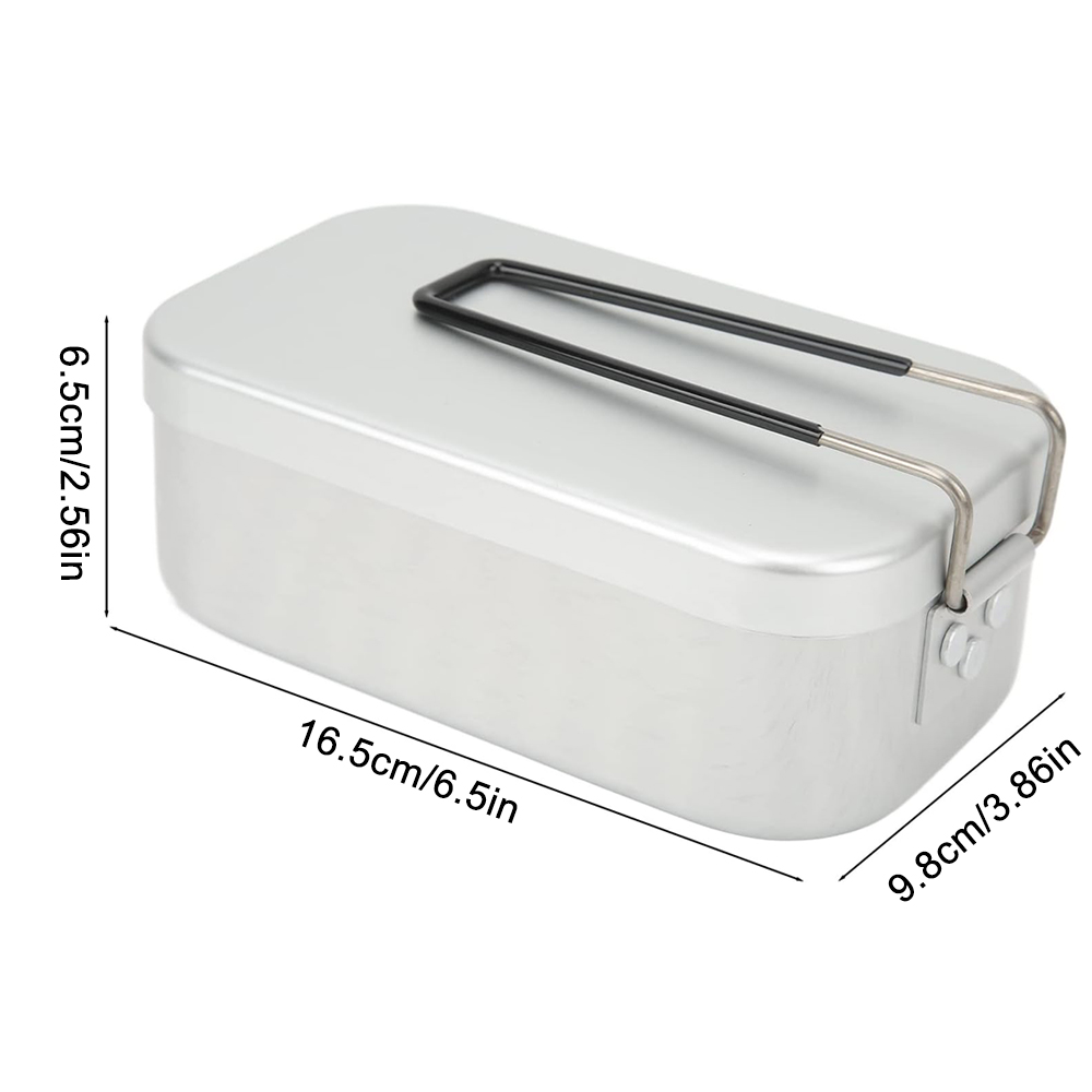 800ML Aluminum Lunch Boxes Out - Camping Outdoor Cooking Equipment review and price