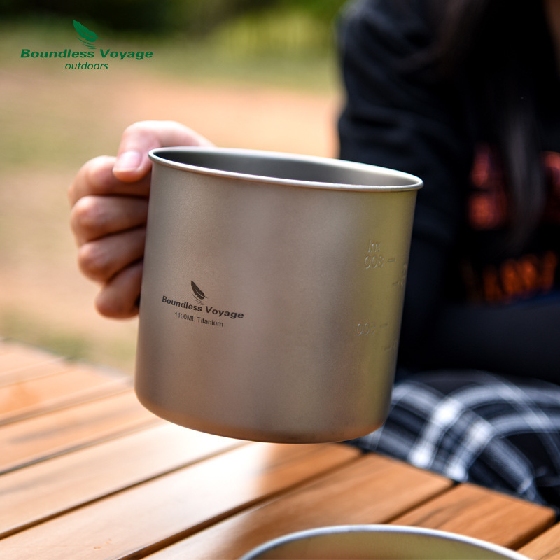Pure Titanium Folding Handle P - Camping Cooking Pots And Pans Set review and price