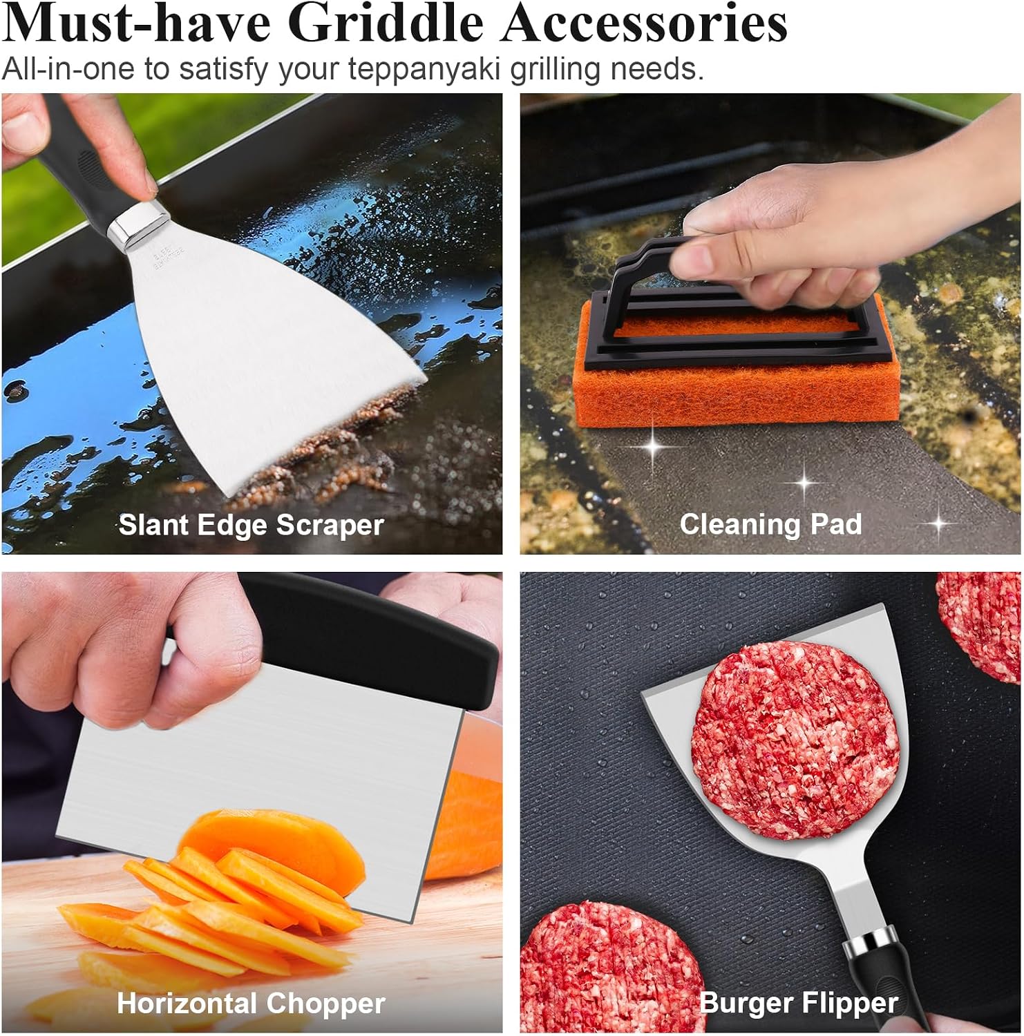 27Pcs Flat Top Griddle Accesso - Camping Cooking Flat Top review and price