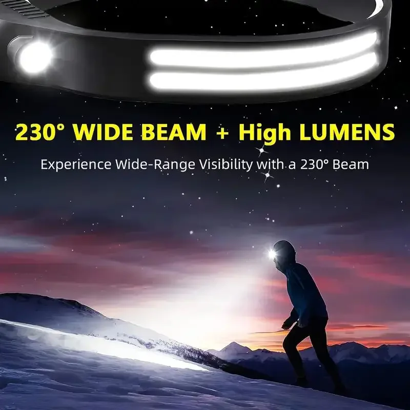 LED Sensor Headlamp Built-in B - Camping Cooking Fish review and price