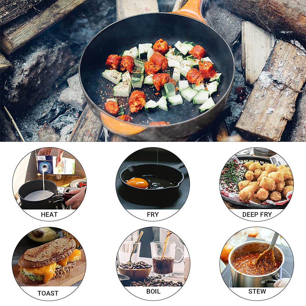 Outdoor cooking 3-4 person pic - Camping Cooking Pots And Pans Set review and price