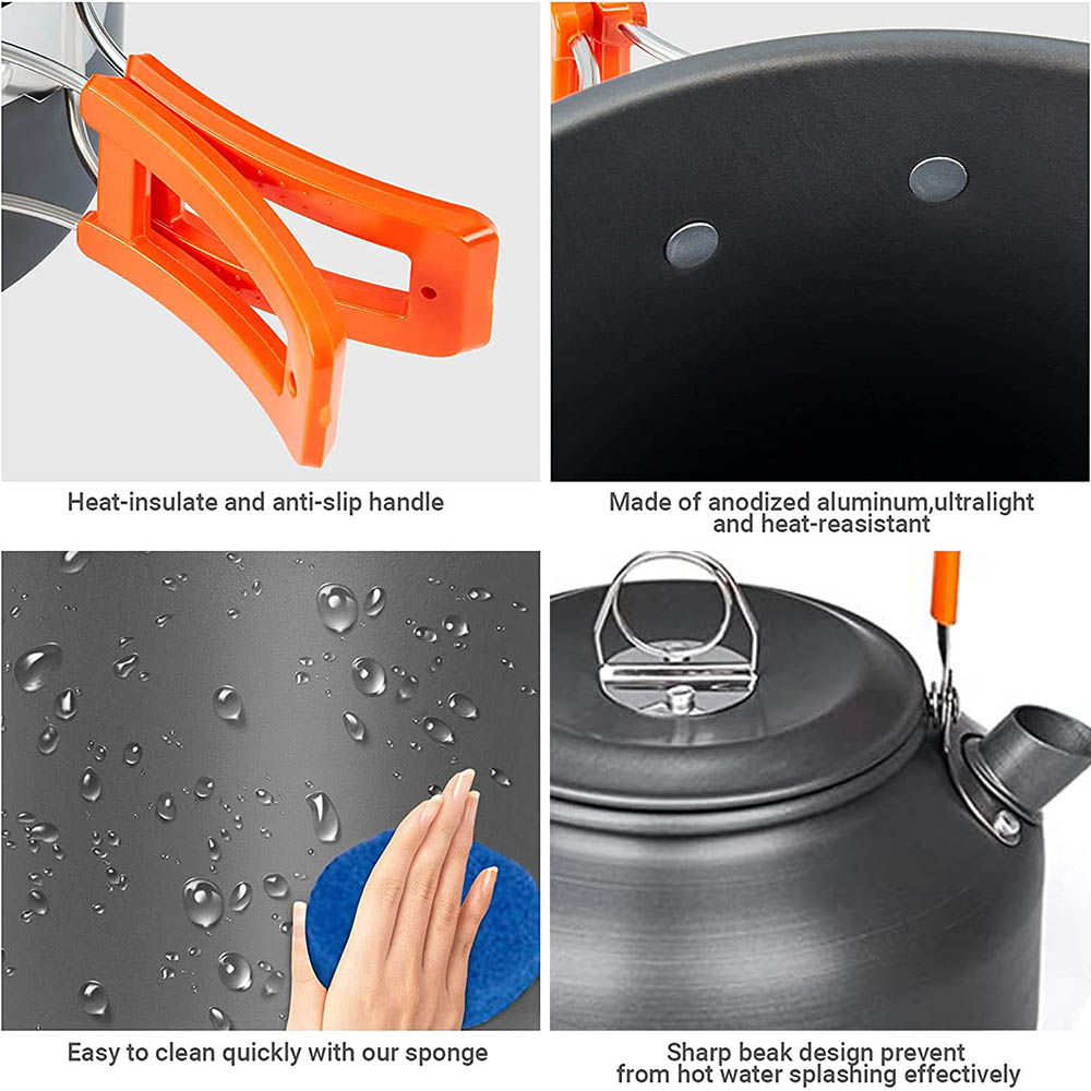 1pcs/1set Camping Cookware Kit - Camping Cooking Oil review and price
