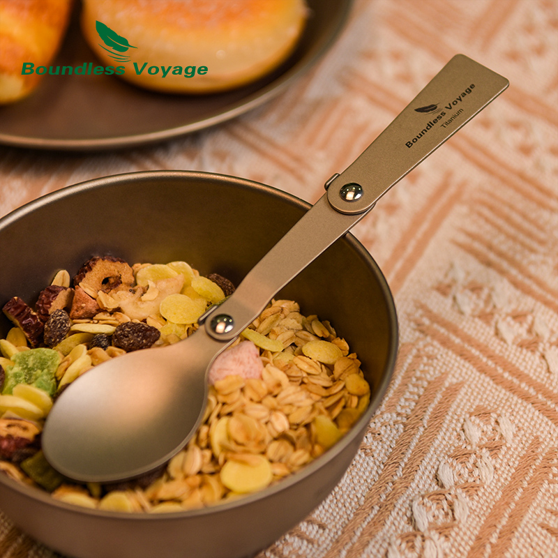 Boundless Voyage Titanium Camp - Camping Cooking Cutlery Set review and price