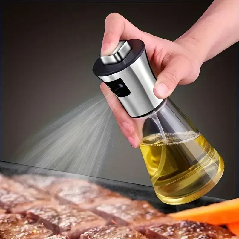 1Pc Stainless Steel Oil Spray  - Camping Cooking Oil Container review and price