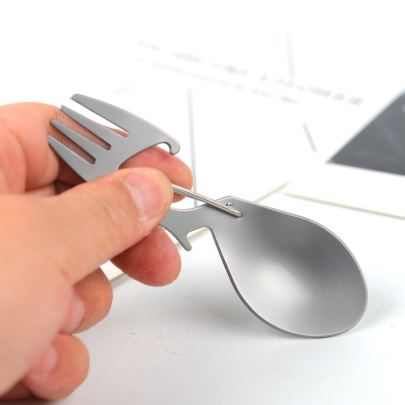 Multi-functional Titanium Allo - Camping Cooking Cutlery Set review and price