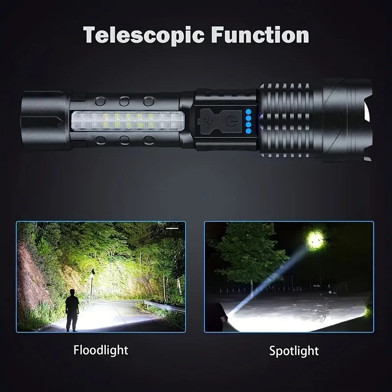 Powerful XHP50 LED Flashlight  - Camping Cooking Fish review and price