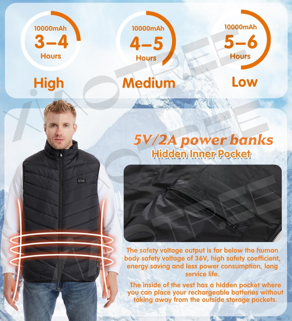 28/9 Areas Heated Vest Men Jac - Camping Cooking Electric review and price