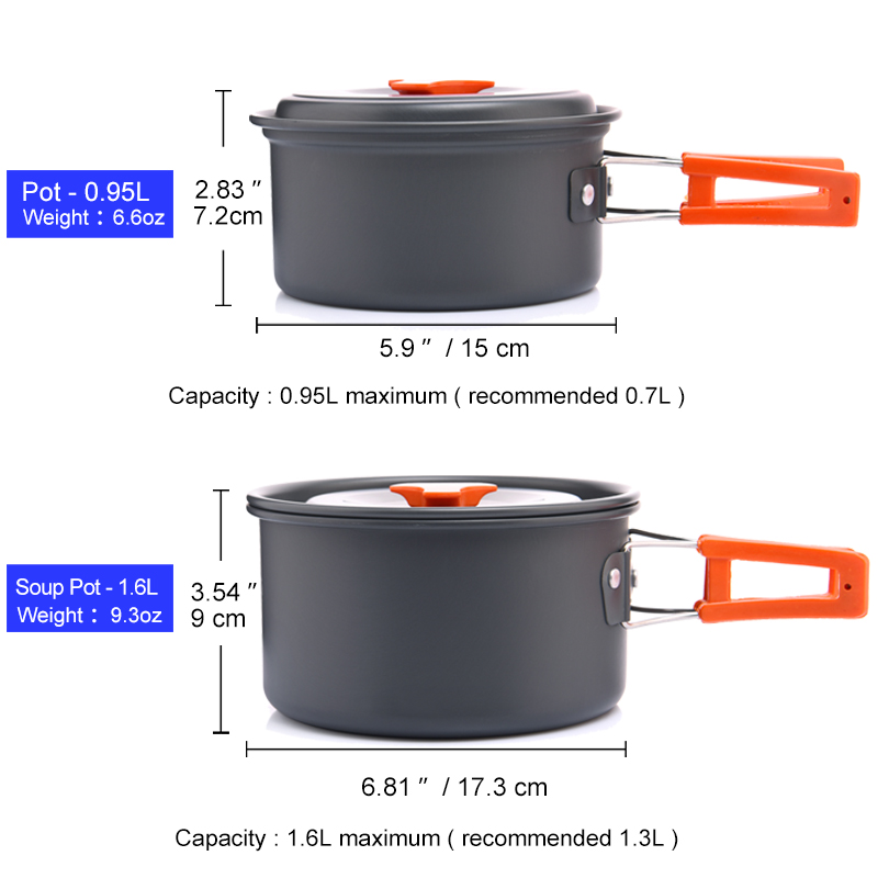 Widesea Camping Outdoor Cookwa - Camping Cooking Cutlery Set review and price