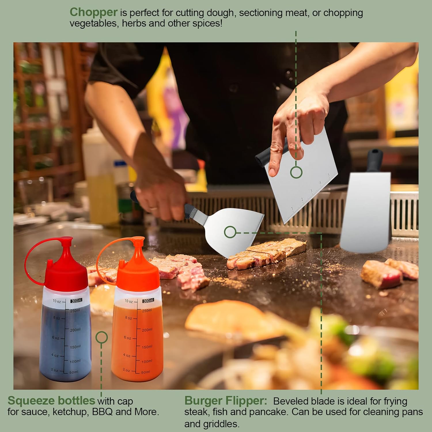 33Pcs Flat Top Griddle Accesso - Camping Cooking Flat Top review and price