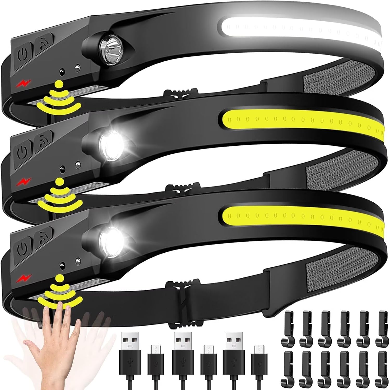 Sensor Headlamp LED Head Flash - Camping Cooking Fish review and price